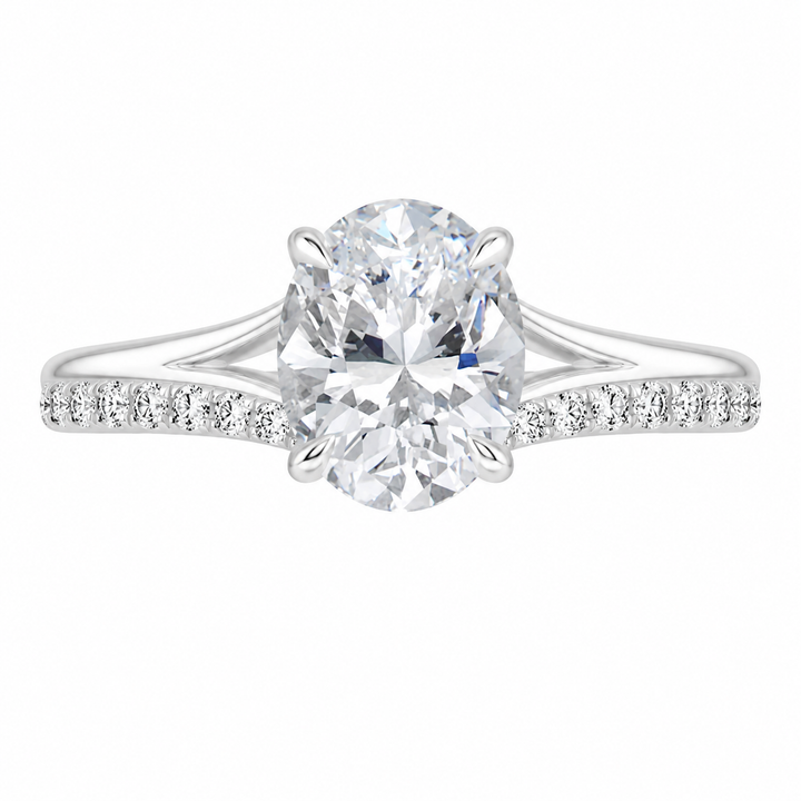 2.25 CT Reverie Lab-Grown Diamond 2PCS Bridal Set in 14K Yellow Gold – Flair Pavé Contemporary Wedding Ring Design from Diamond Studio