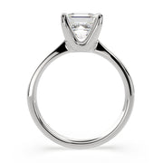 1 Carat VS1 D Lab Grown Diamond Solitaire Emerald Ring