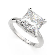 3 Carat VS1 D Lab Grown Diamond Solitaire Princess Ring