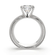 3 Carat VS1 D Lab Grown Diamond Solitaire Princess Ring
