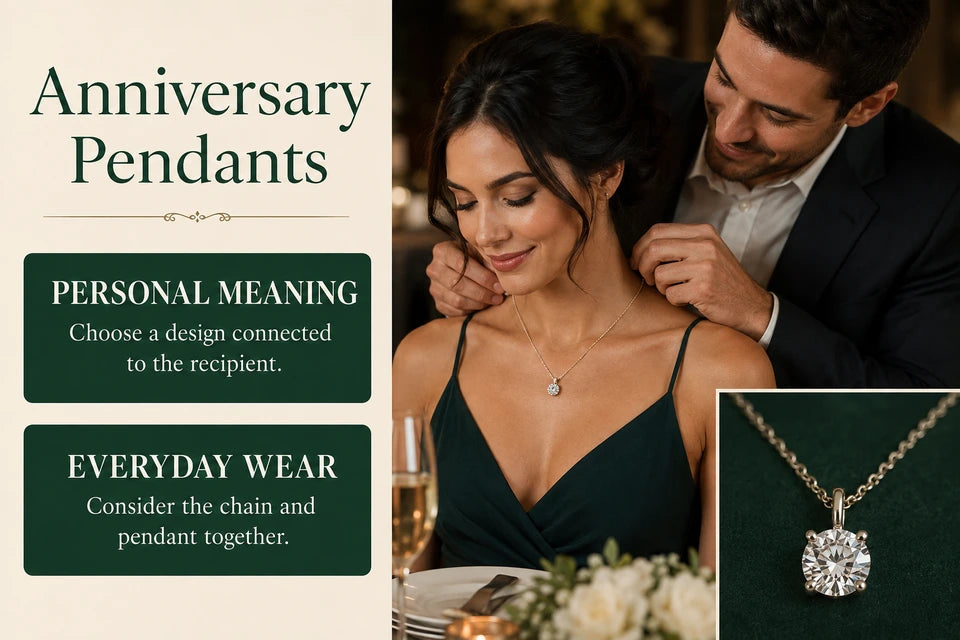 Why Lab-Grown Diamond Pendants Make Meaningful Anniversary Gifts: Choose a design connected to the recipient. Consider the chain and pendant together.