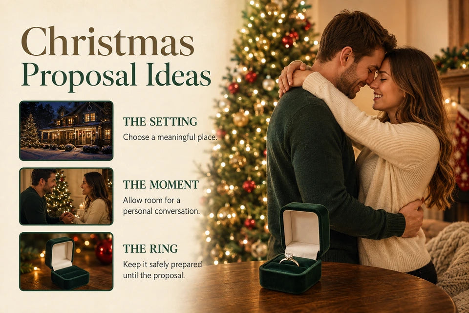 Christmas Proposal Ideas: Choose a meaningful place. Allow room for a personal conversation.