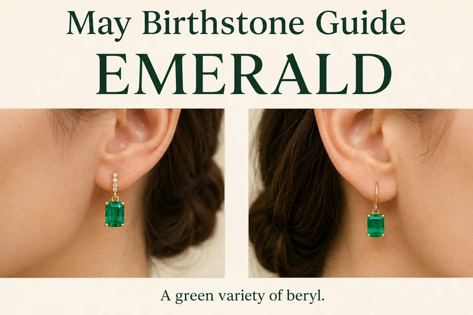 May Birthstone Guide: A green variety of beryl.