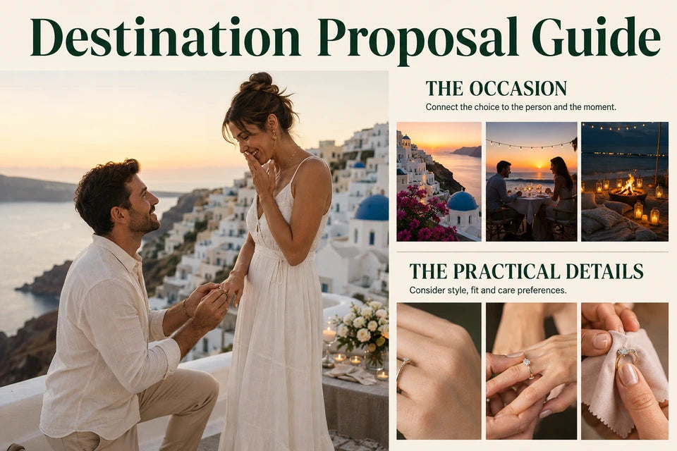 Destination Proposal Guide: Connect the choice to the person and the moment. Consider style, fit and care preferences.