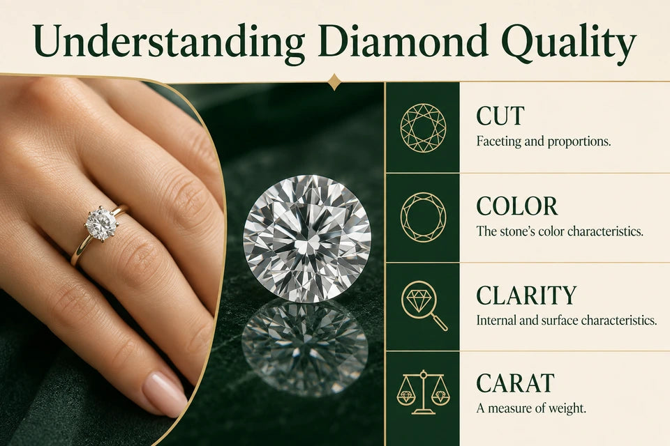 Diamond Education: Faceting and proportions. The stone’s color characteristics.