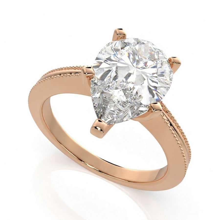 Camilla 2 Carat Pear Cut Solitaire Engagement Ring