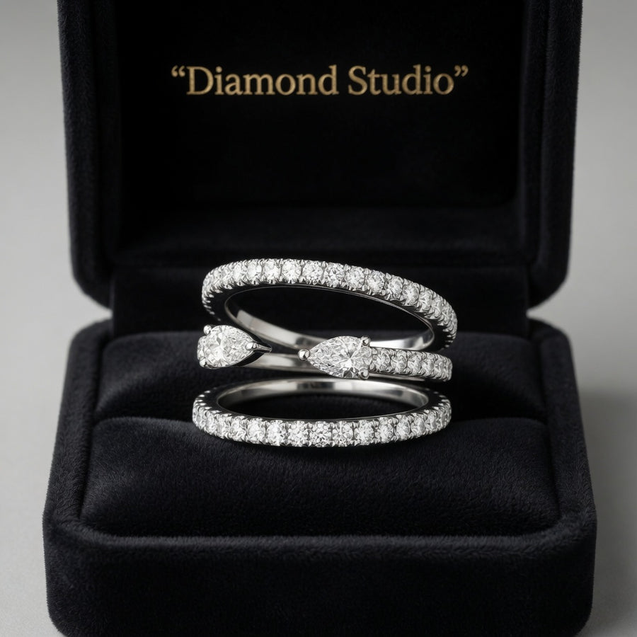 1.50 CT Round Lab-Grown Diamond Statement Ring in 14K White Gold (D–F / VS1–VS2)