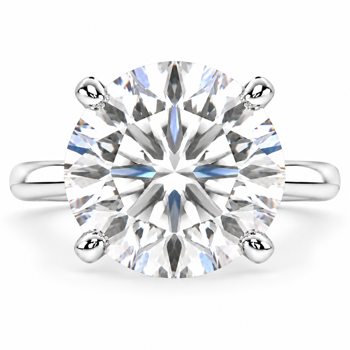 Juliana 7 Carat Round Cut Classic Solitaire Engagement Ring