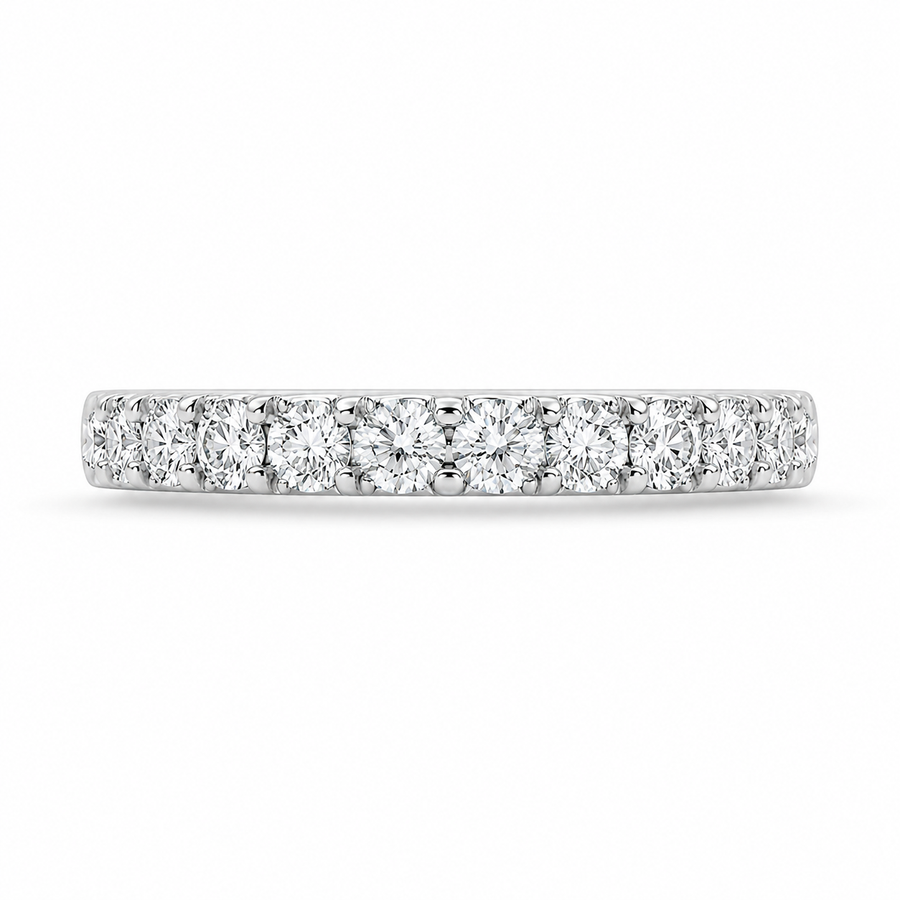 3.00 CT Princess Cut Lab-Grown Diamond 2PCS Bridal Set in 14K White Gold – Classic Anniversary Wedding Ring Design