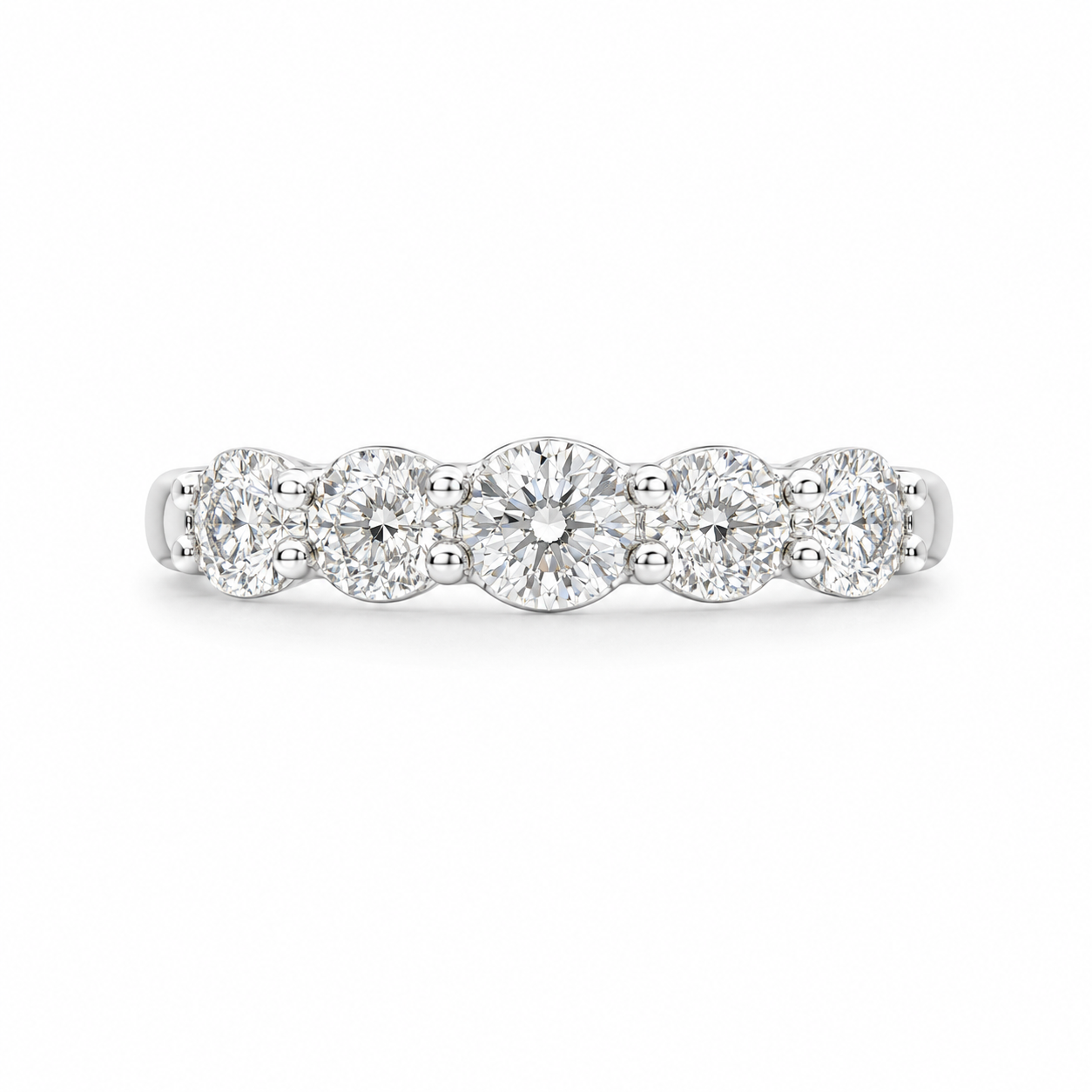 2.00 CT Lab-Grown Diamond 2PCS Bridal Set in 14K White Gold – Gorgeous Engagement & Wedding Ring Design