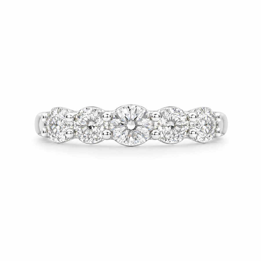 2.00 CT Lab-Grown Diamond 2PCS Bridal Set in 14K White Gold – Gorgeous Engagement & Wedding Ring Design