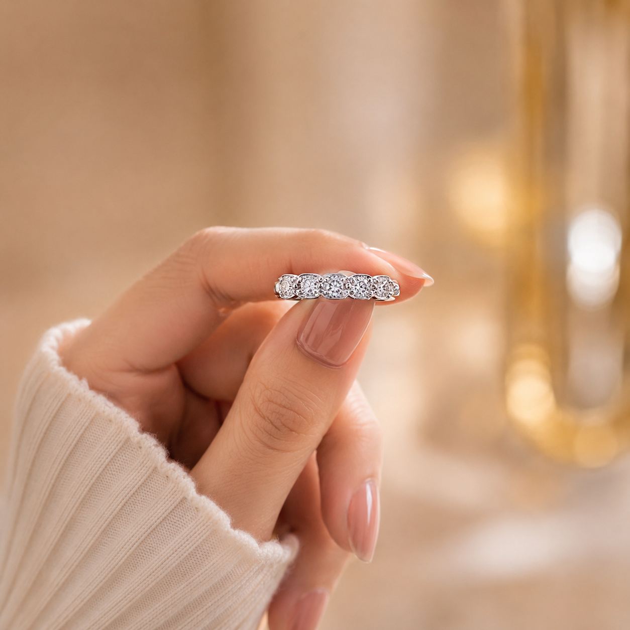 2.00 CT Lab-Grown Diamond 2PCS Bridal Set in 14K White Gold – Gorgeous Engagement & Wedding Ring Design