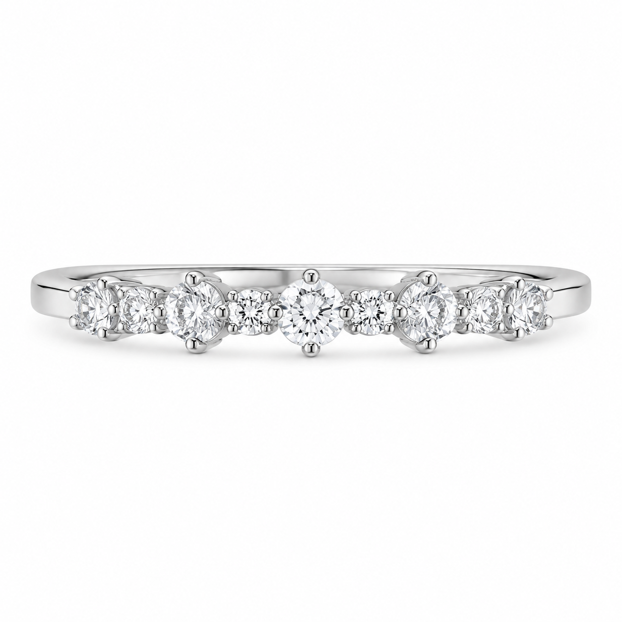 2.00 CT Oval Lab-Grown Diamond 2PCS Bridal Set in 14K White Gold – Matching Wedding Ring Design
