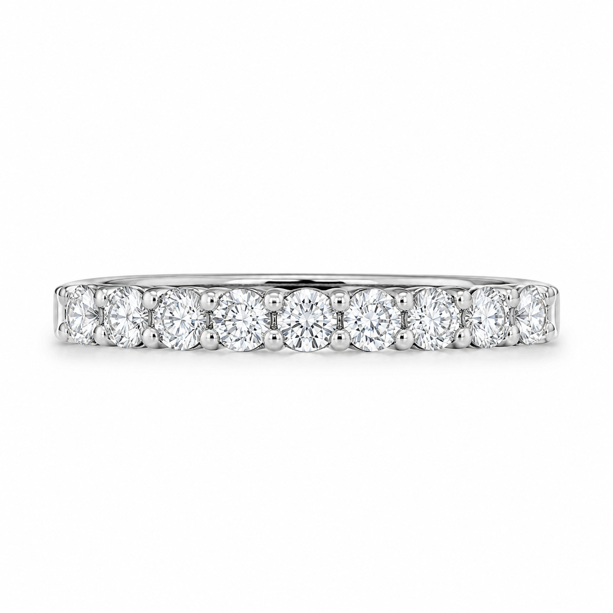 1.50 CT Lab-Grown Diamond Fashion Ring in 14K White Gold (Dâ€“F / VS1â€“VS2) from Diamond Studio