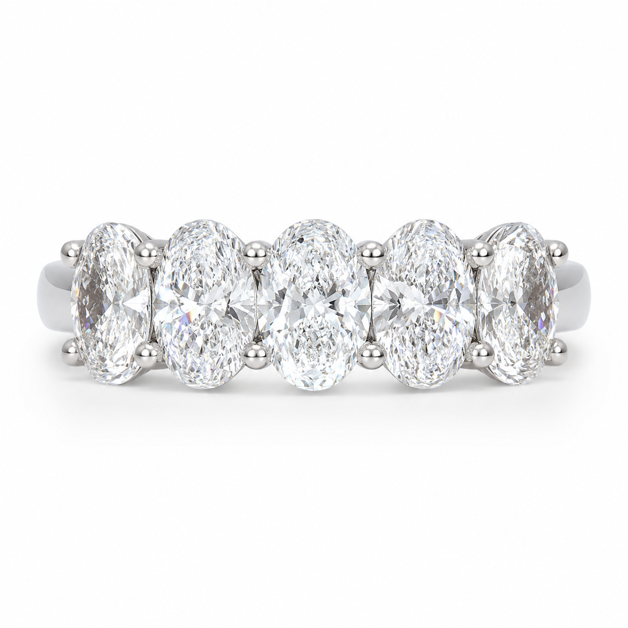 2.70 CT Lab-Grown Diamond Fashion Ring in 14K White Gold (Dâ€“F / VS1â€“VS2) from Diamond Studio