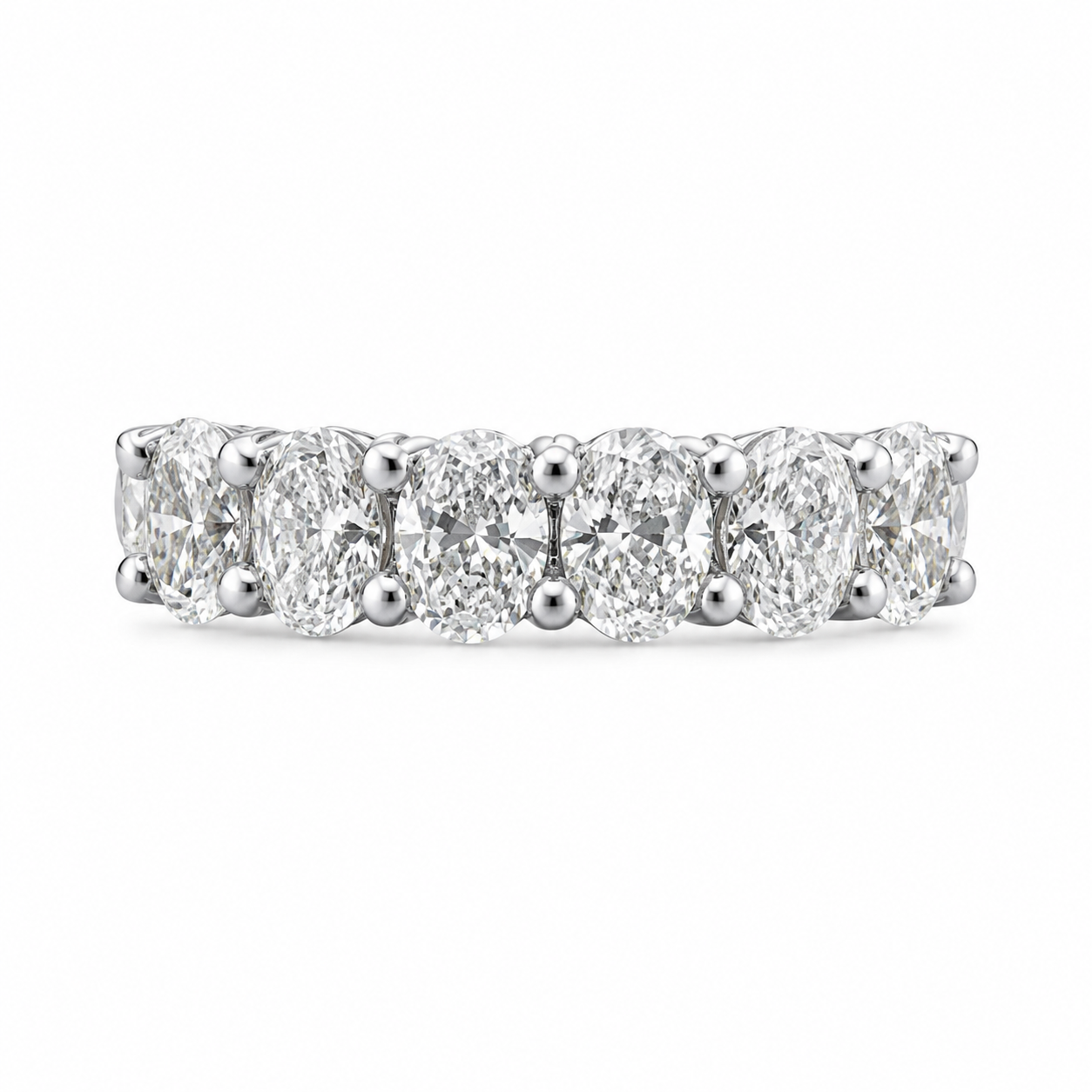 1.14 CT Lab-Grown Diamond Stackable Ring in 14K White Gold (Dâ€“F / VS1â€“VS2) from Diamond Studio