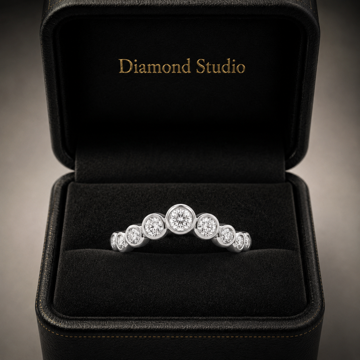 1.00 CT Lab-Grown Diamond Stackable Ring in 14K White Gold (D–F / VS1–VS2)