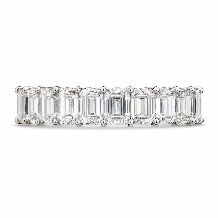 8.25 CT Lab-Grown Diamond Eternity Ring in 14K White Gold (Dâ€“F / VS1â€“VS2) from Diamond Studio