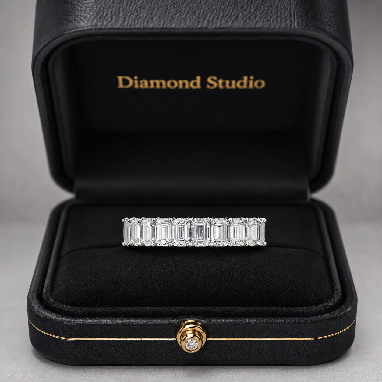4.86 CT Lab-Grown Diamond Eternity Ring in 14K White Gold (D–F / VS1–VS2)