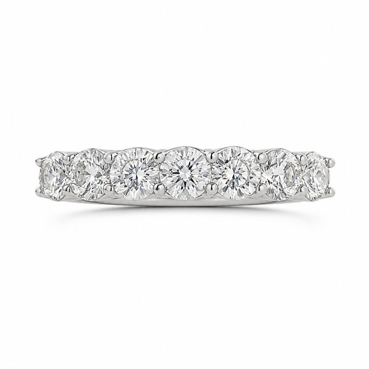 2.58 CT Lab-Grown Diamond Eternity Ring in 14K White Gold (Dâ€“F / VS1â€“VS2) from Diamond Studio