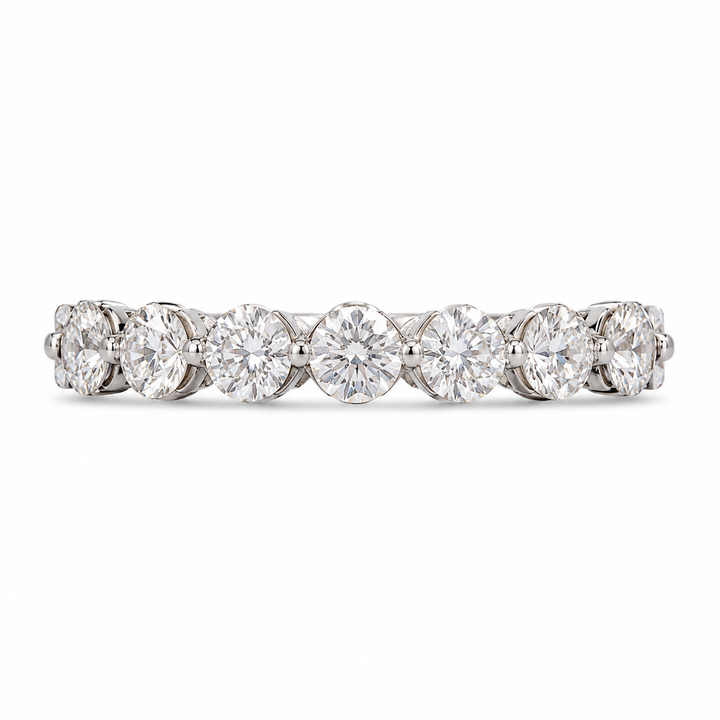 3.14 CT Lab-Grown Diamond Eternity Ring in 14K White Gold (Dâ€“F / VS1â€“VS2) from Diamond Studio