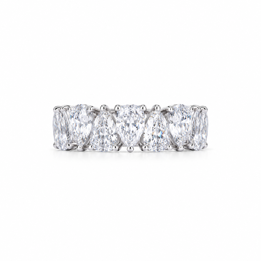 2.72 CT Lab-Grown Diamond Stackable Ring in 14K White Gold (D–F / VS1–VS2)