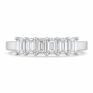 1.16 CT Lab-Grown Diamond Stackable Ring in 14K White Gold (D–F / VS1–VS2)