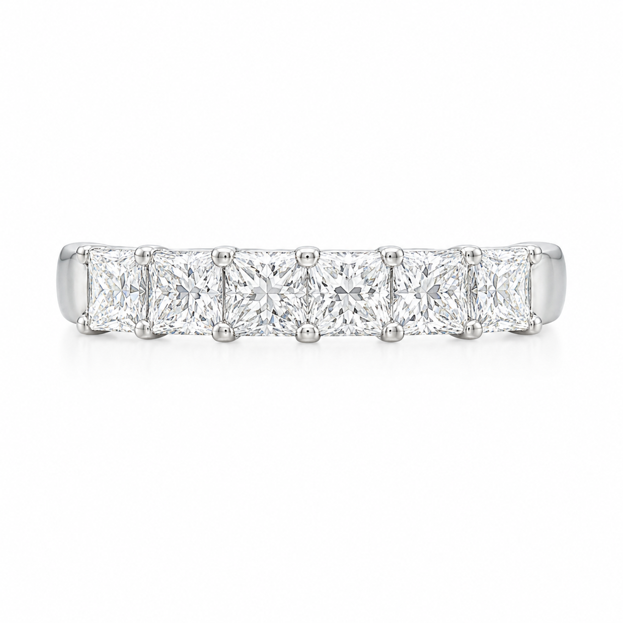 1.32 CT Lab-Grown Diamond Stackable Ring in 14K White Gold (Dâ€“F / VS1â€“VS2) from Diamond Studio