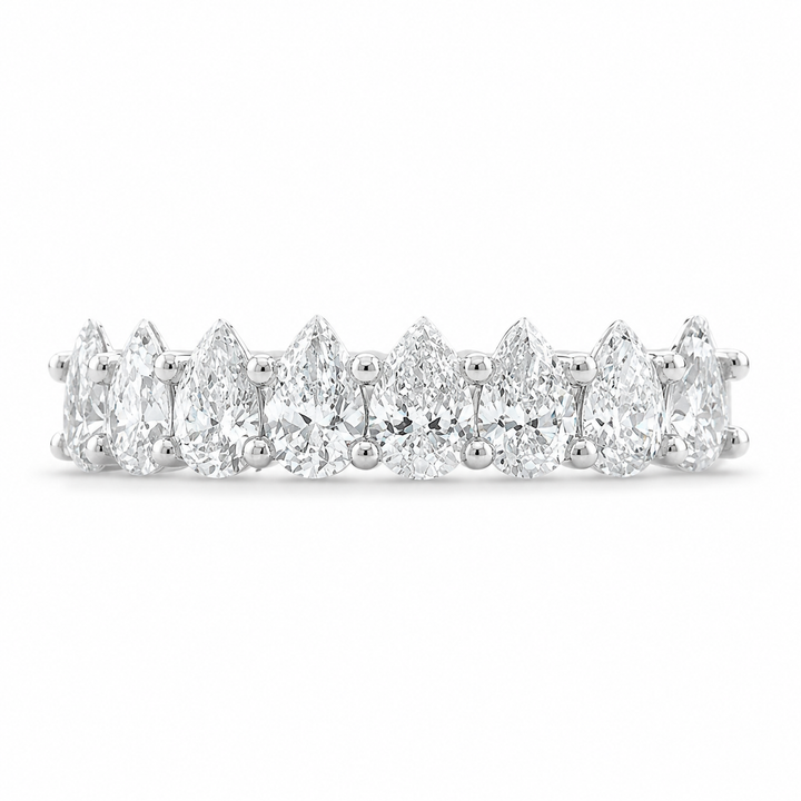 1.20 CT Lab-Grown Diamond Stackable Fashion Ring in 14K White Gold (Dâ€“F / VS1â€“VS2) from Diamond Studio