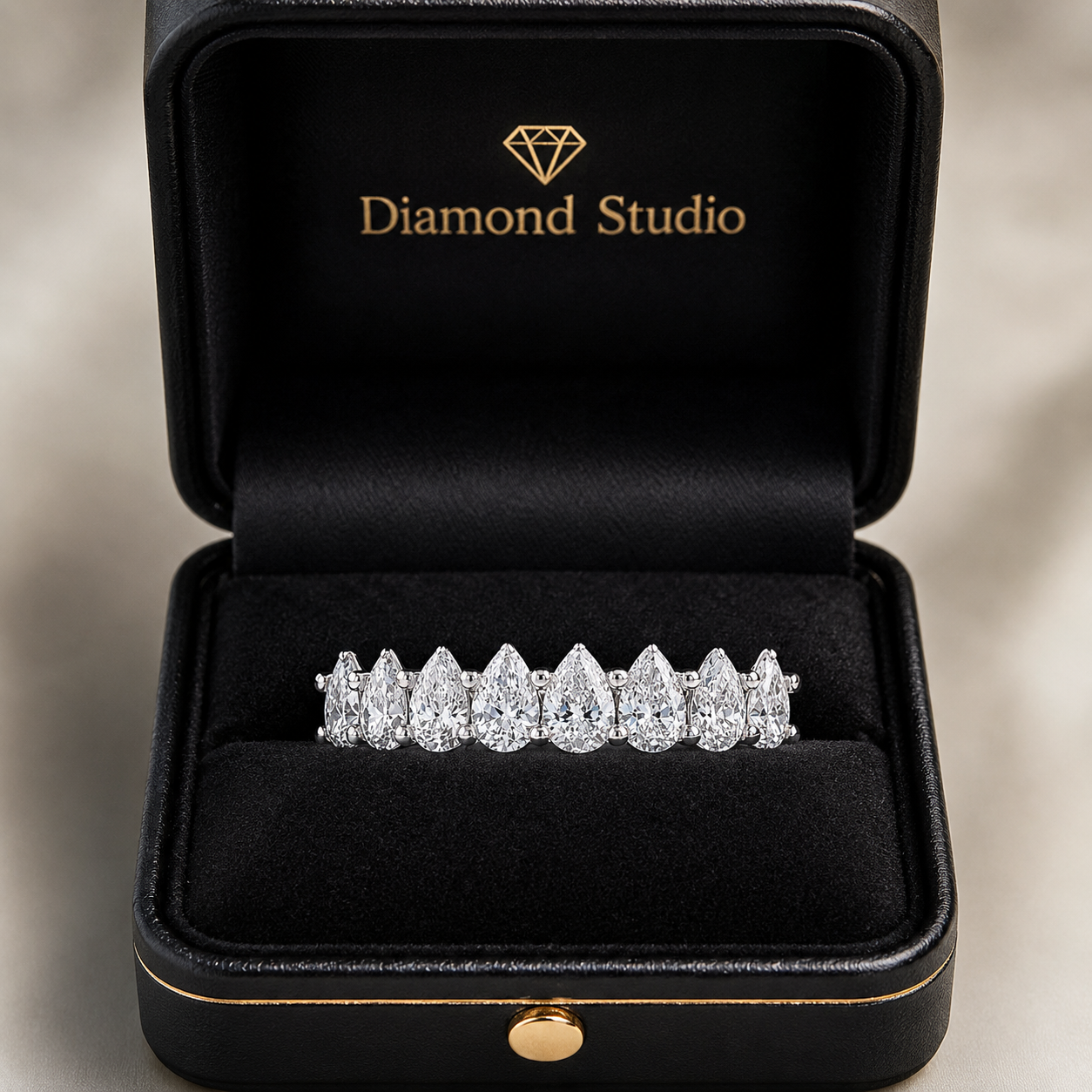 1.20 CT Lab-Grown Diamond Stackable Fashion Ring in 14K White Gold (D–F / VS1–VS2)