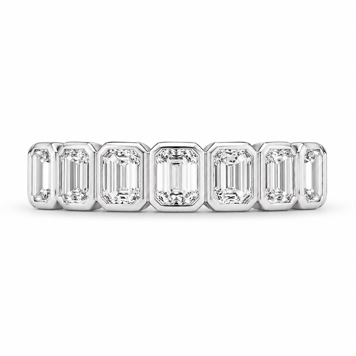 1.00 CT Lab-Grown Diamond Stackable Fashion Ring in 14K White Gold (Dâ€“F / VS1â€“VS2) from Diamond Studio