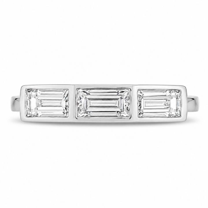 1.65 CT Lab-Grown Diamond Stackable Fashion Ring in 14K White Gold (Dâ€“F / VS1â€“VS2) from Diamond Studio