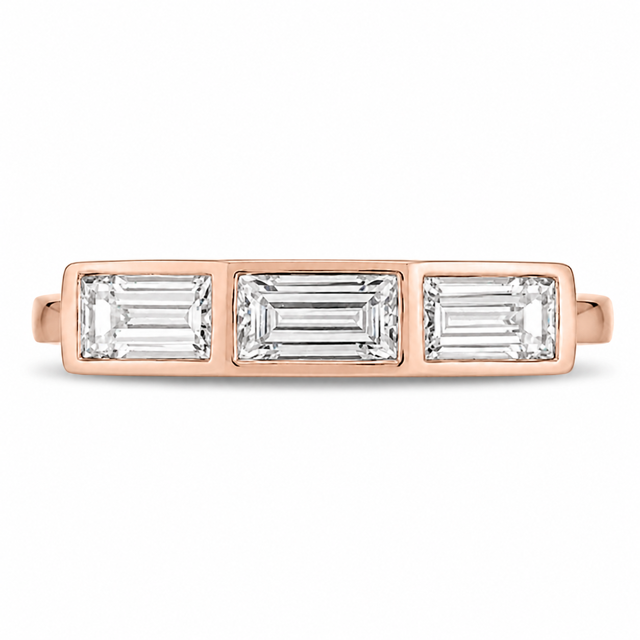 1.65 CT Lab-Grown Diamond Stackable Fashion Ring in 14K White Gold (D–F / VS1–VS2)