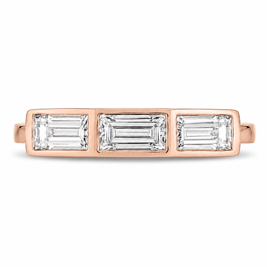 1.65 CT Lab-Grown Diamond Stackable Fashion Ring in 14K White Gold (D–F / VS1–VS2)