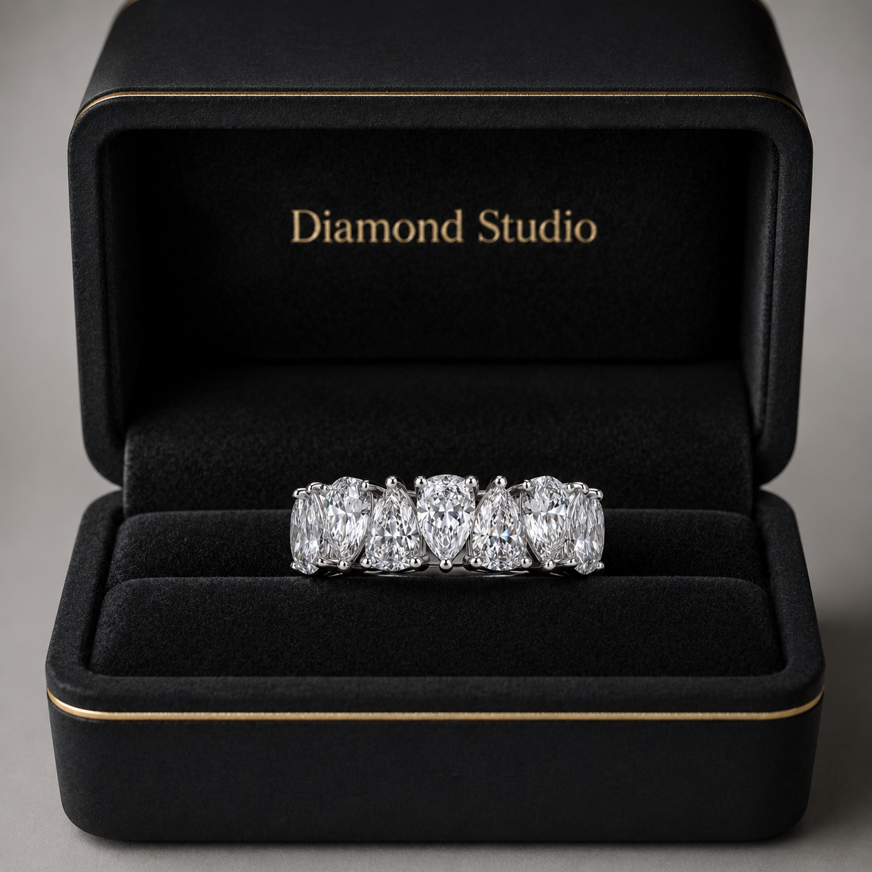2.72 CT Lab-Grown Diamond Stackable Ring in 14K White Gold (D–F / VS1–VS2)