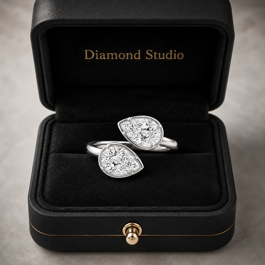 2.00 CT Toi et Moi Lab-Grown Diamond Ring in 14K Gold (D–F / VS1–VS2)