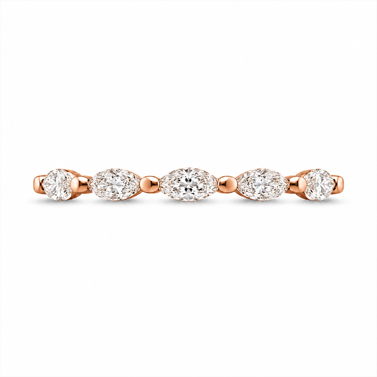 1.00 CT Lab-Grown Diamond Eternity Band Ring in 14K White Gold (D–F / VS1–VS2)