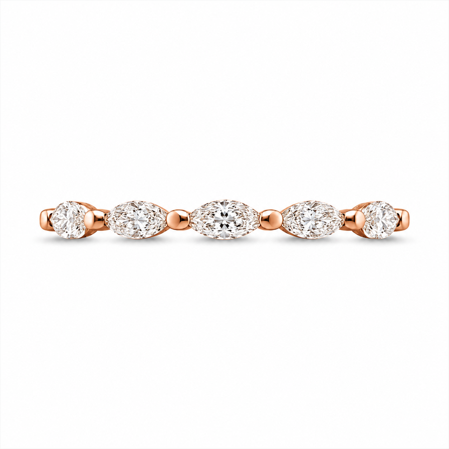 1.00 CT Lab-Grown Diamond Eternity Band Ring in 14K White Gold (D–F / VS1–VS2)