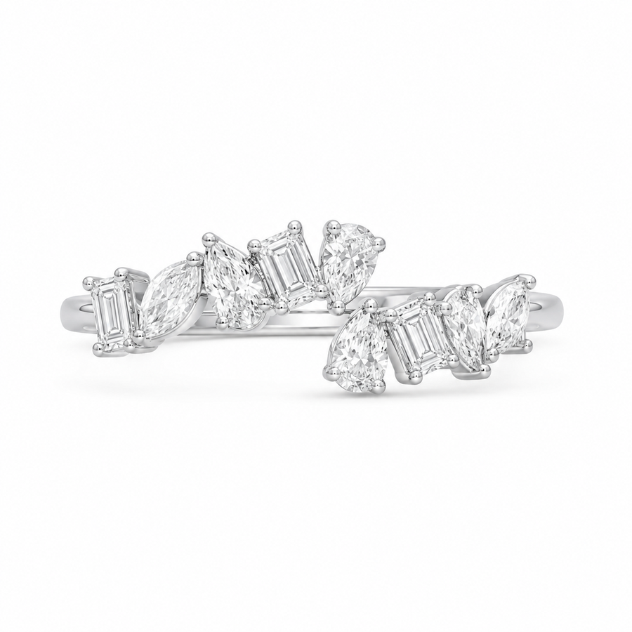 1.60 CT Lab-Grown Diamond Prong Ring in 14K White Gold (D–F / VS1–VS2)