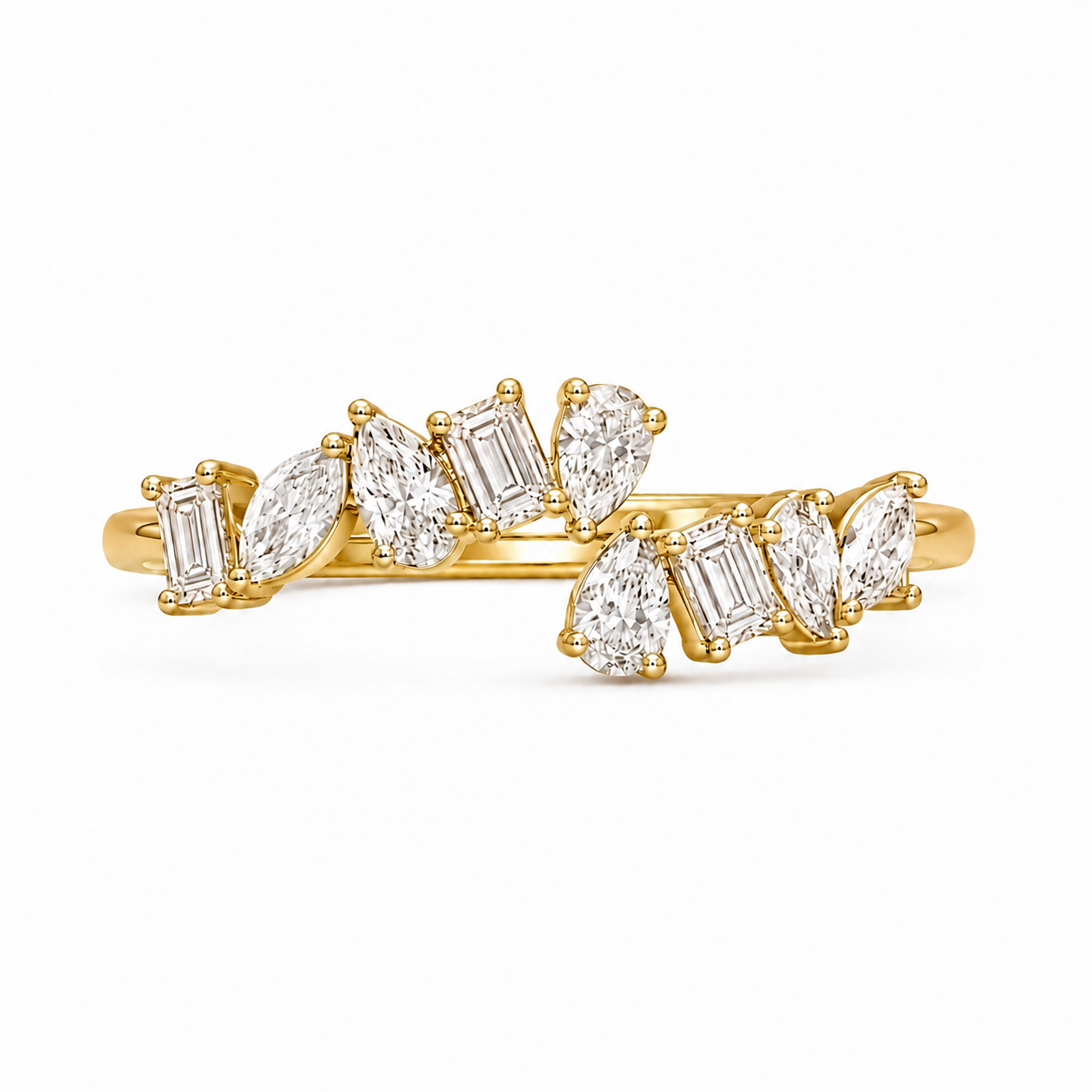 1.60 CT Lab-Grown Diamond Prong Ring in 14K White Gold (D–F / VS1–VS2)