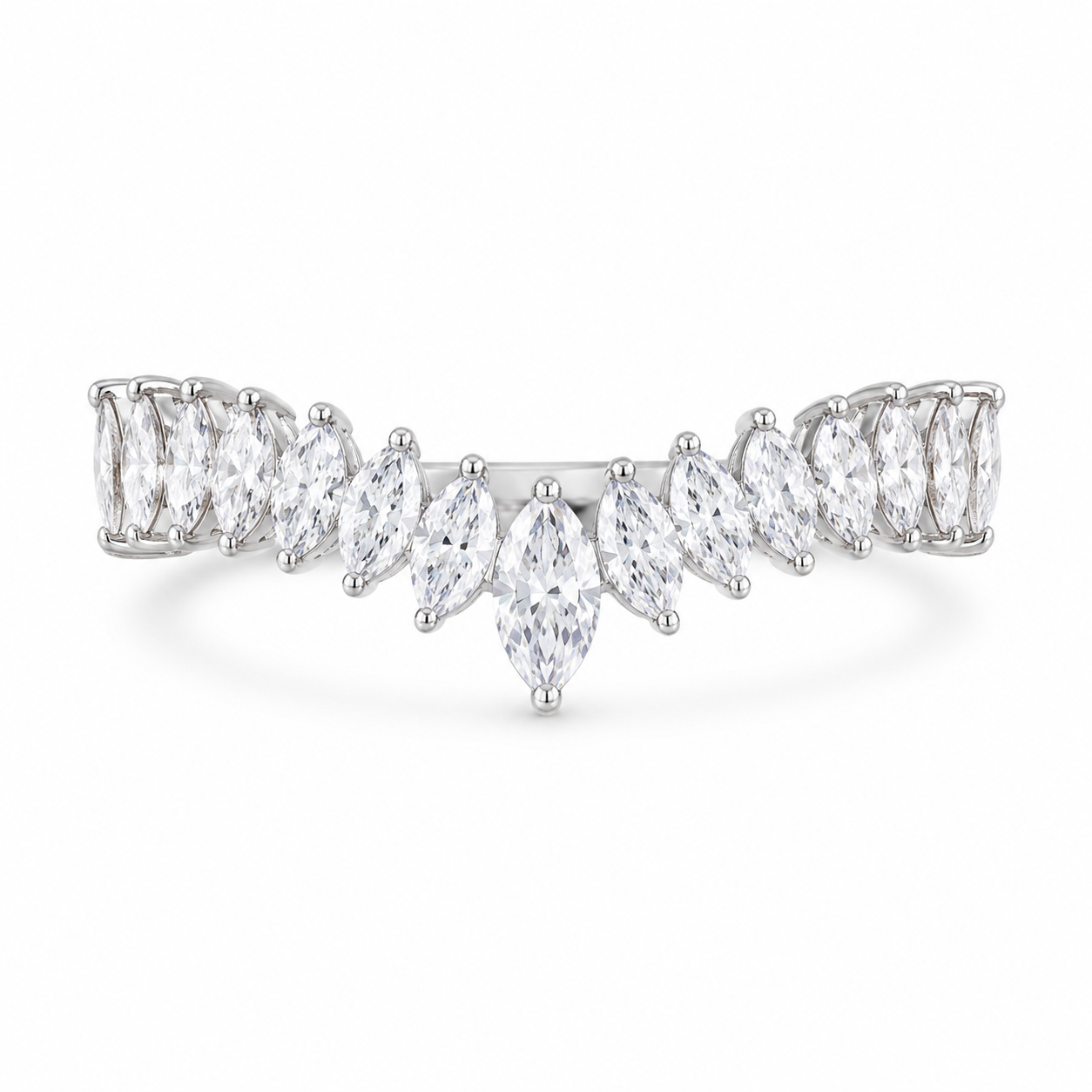 1.20 CT Lab-Grown Diamond Prong Ring in 14K White Gold (D–F / VS1–VS2)