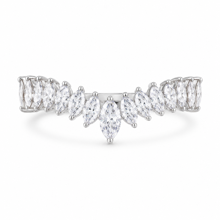 1.20 CT Lab-Grown Diamond Prong Ring in 14K White Gold (Dâ€“F / VS1â€“VS2) from Diamond Studio