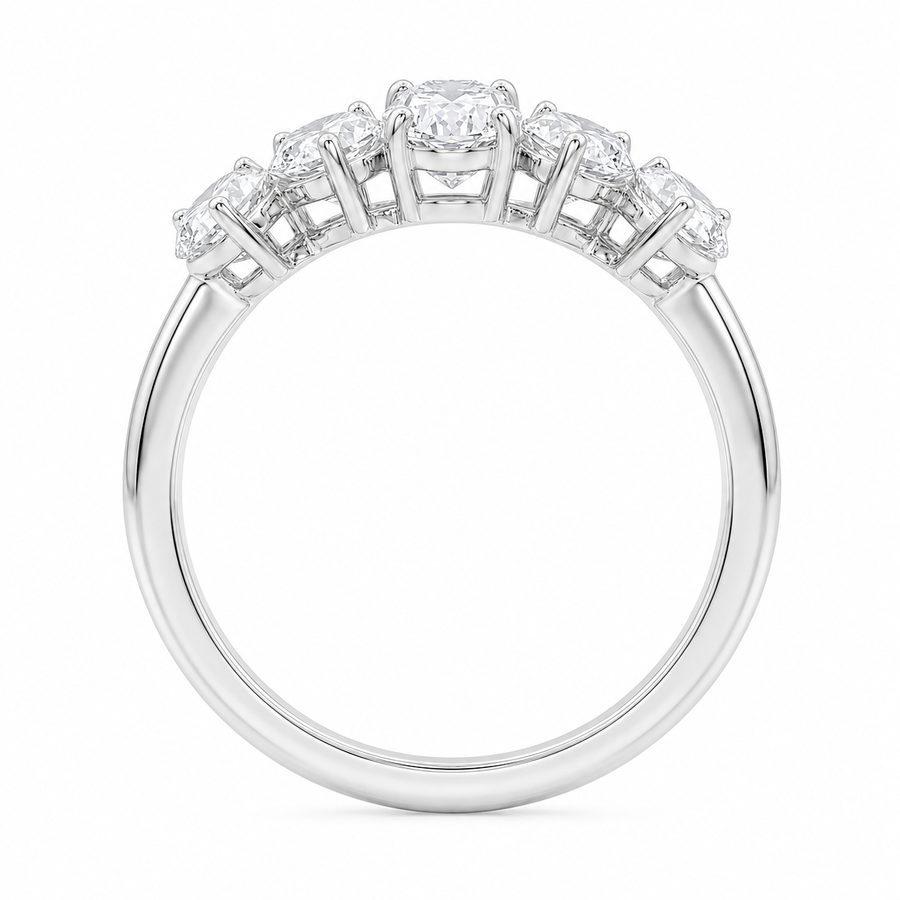 3.10 CT Lab-Grown Diamond Prong Ring in 14K Gold (D–F / VS1–VS2)