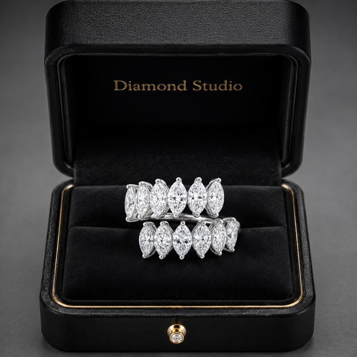 3.10 CT Lab-Grown Diamond Prong Ring in 14K Gold (D–F / VS1–VS2)