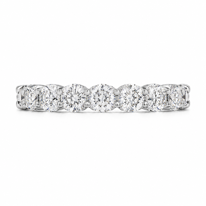 3.20 CT Lab-Grown Diamond Eternity Ring in 14K White Gold (Dâ€“F / VS1â€“VS2) from Diamond Studio