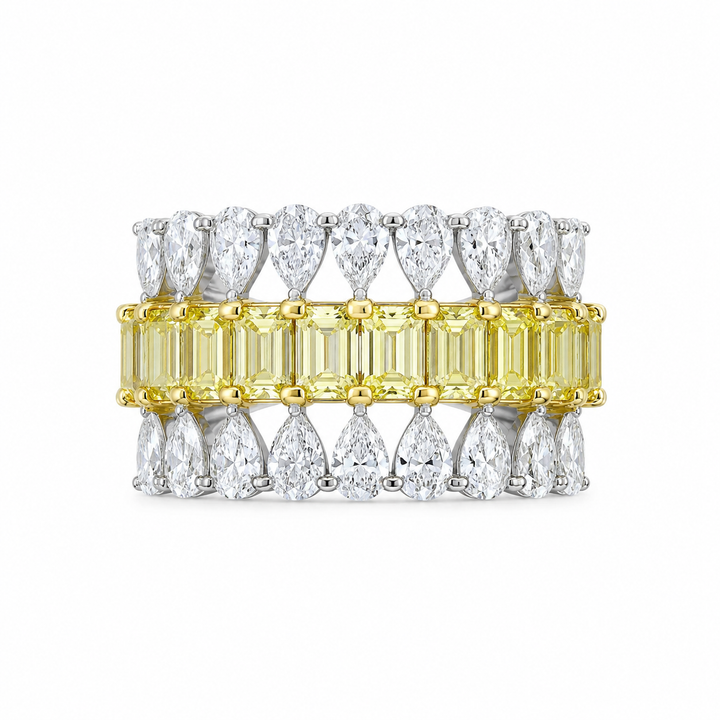 3.90 CT Lab-Grown Diamond Fashion Ring in 14K Gold (Dâ€“F / VS1â€“VS2) from Diamond Studio