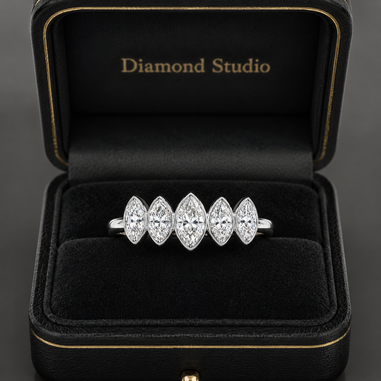 1.10 CT Lab-Grown Diamond Band Ring in 14K White Gold (D–F / VS1–VS2)