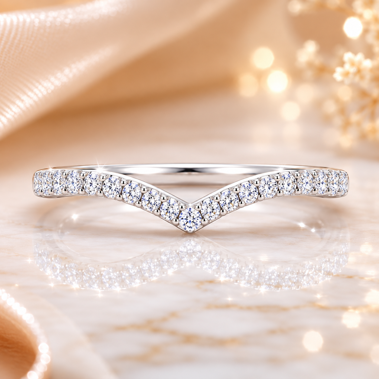 2.25 CT Reverie Lab-Grown Diamond 2PCS Bridal Set in 14K Yellow Gold – Flair Pavé Contemporary Wedding Ring Design