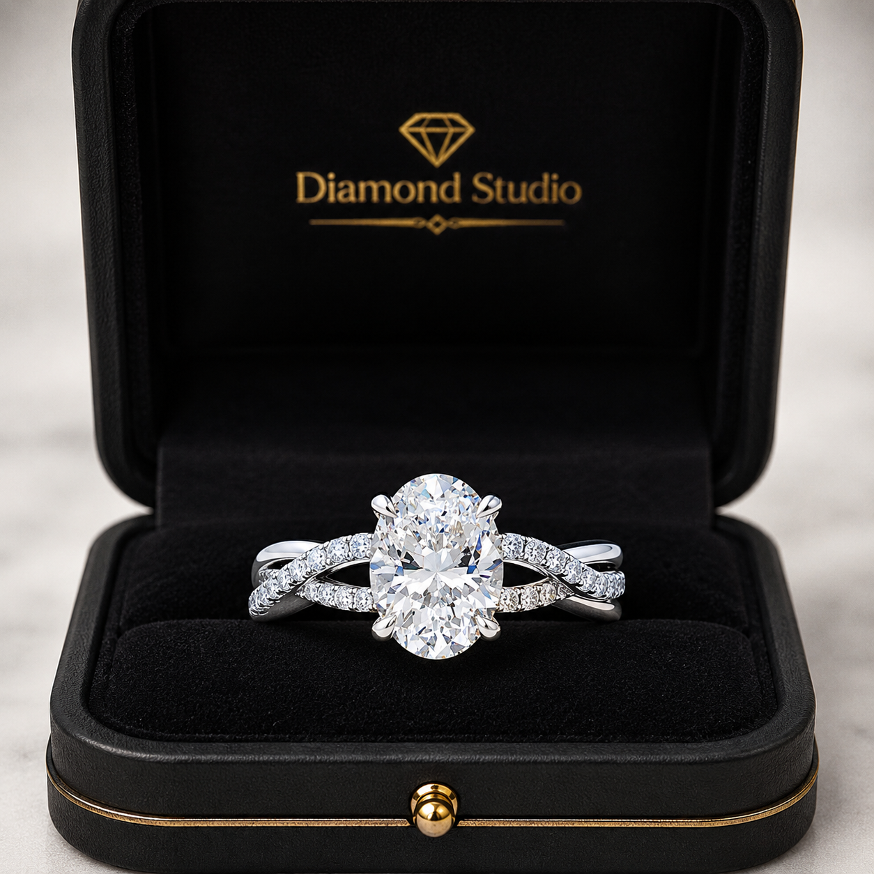 2.50 CT Petite Twisted Vine Lab-Grown Diamond 2PCS Bridal Set in 14K White Gold – Nature Inspired Matching Wedding Ring Design