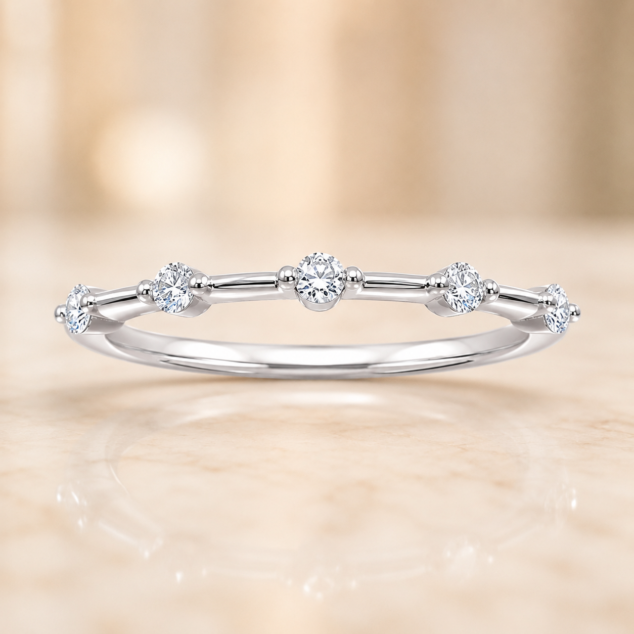 2.00 CT Aimee Lab-Grown Diamond 2PCS Bridal Set in 14K Yellow Gold – Ultra-Thin Modern Wedding Ring Design
